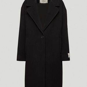 Oversized cashmere wool coat